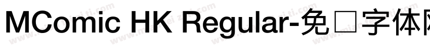 MComic HK Regular字体转换